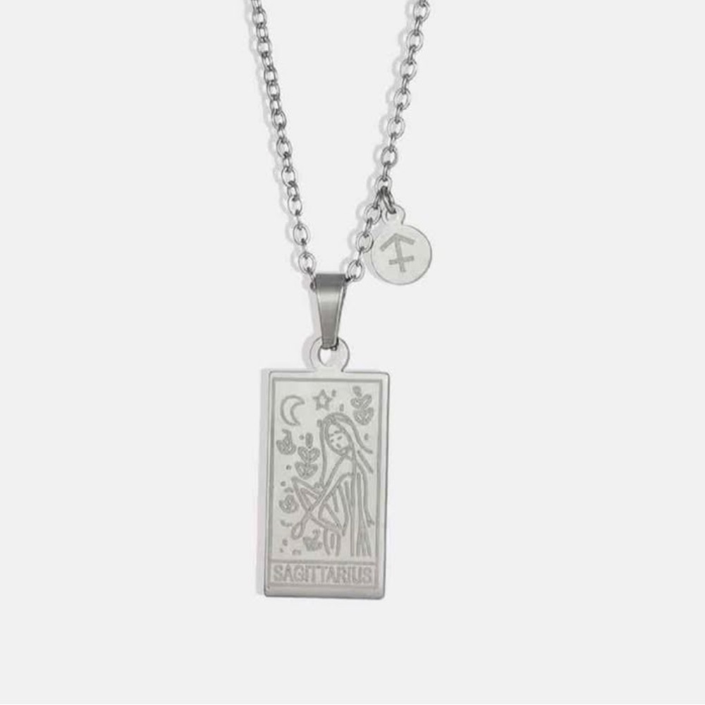 Sagittarius Necklace Mint & Lily
